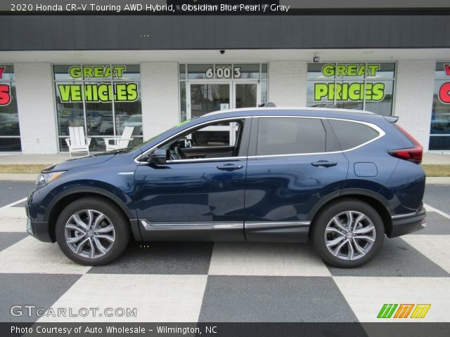 2020 Honda CR-V Touring AWD Hybrid in Obsidian Blue Pearl