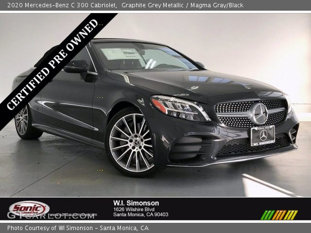 2020 Mercedes-Benz C 300 Cabriolet in Graphite Grey Metallic