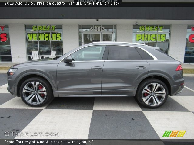 2019 Audi Q8 55 Prestige quattro in Samurai Gray Metallic