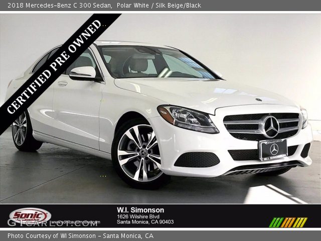 2018 Mercedes-Benz C 300 Sedan in Polar White