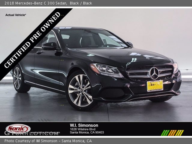 2018 Mercedes-Benz C 300 Sedan in Black