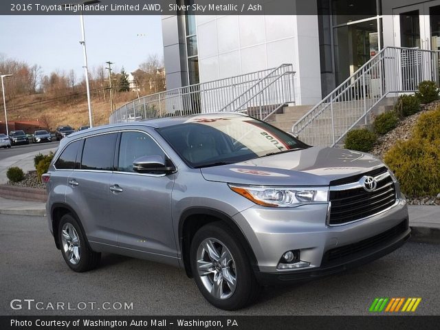 2016 Toyota Highlander Limited AWD in Silver Sky Metallic
