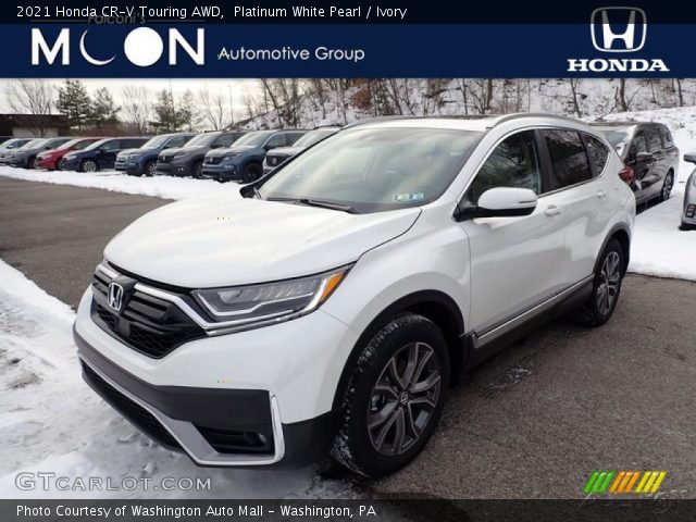 2021 Honda CR-V Touring AWD in Platinum White Pearl