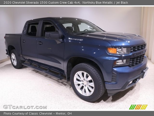 2020 Chevrolet Silverado 1500 Custom Crew Cab 4x4 in Northsky Blue Metallic