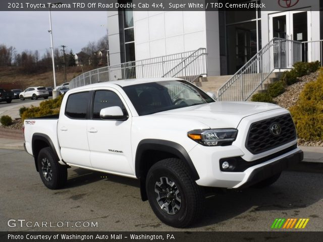 2021 Toyota Tacoma TRD Off Road Double Cab 4x4 in Super White