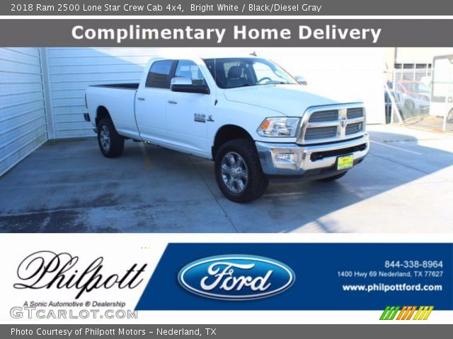 2018 Ram 2500 Lone Star Crew Cab 4x4 in Bright White