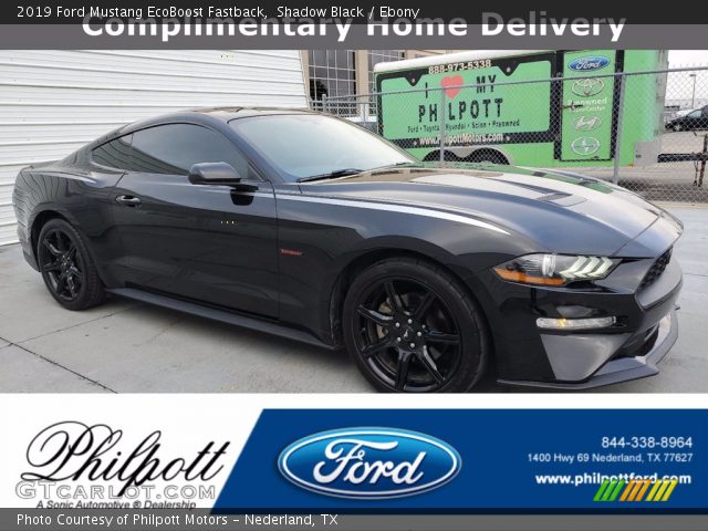 2019 Ford Mustang EcoBoost Fastback in Shadow Black