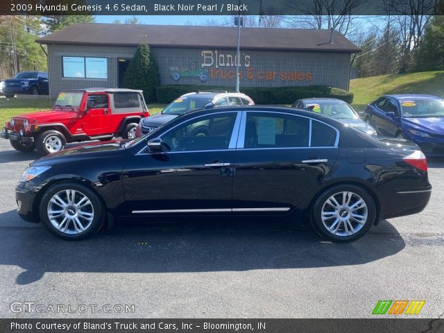 2009 Hyundai Genesis 4.6 Sedan in Black Noir Pearl