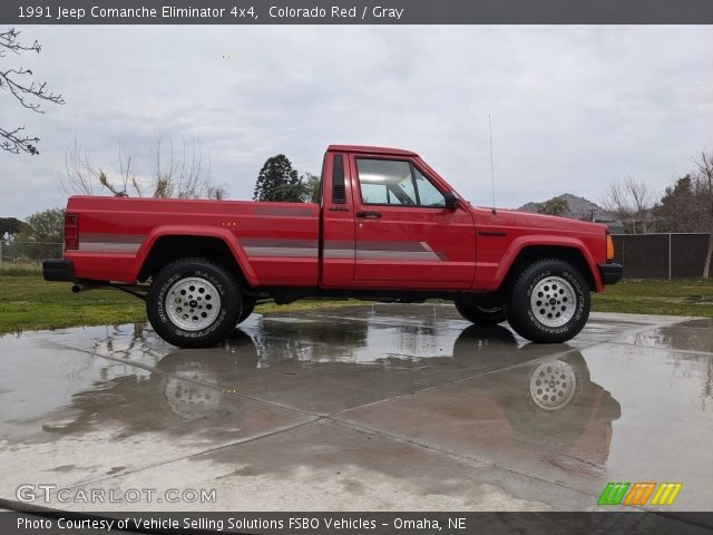 1991 Jeep Comanche Eliminator 4x4 in Colorado Red