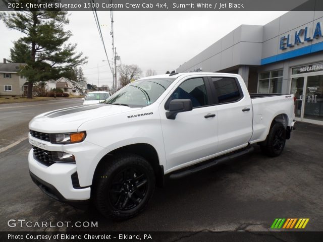 2021 Chevrolet Silverado 1500 Custom Crew Cab 4x4 in Summit White