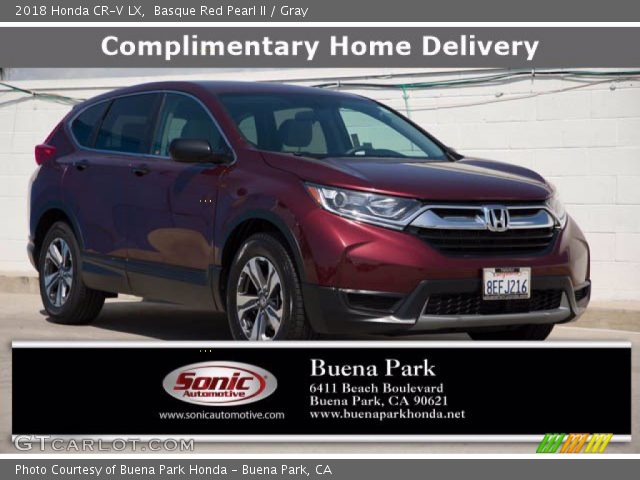 2018 Honda CR-V LX in Basque Red Pearl II