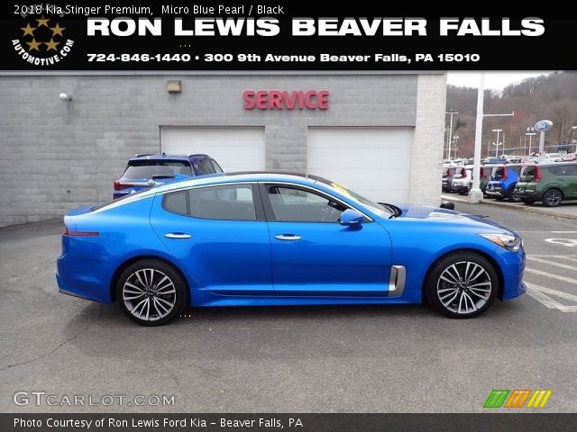 2018 Kia Stinger Premium in Micro Blue Pearl