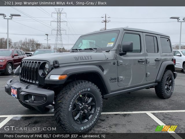 2021 Jeep Wrangler Unlimited Willys 4x4 in Sting-Gray