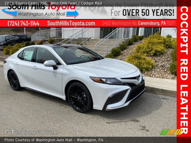 2021 Toyota Camry XSE in Wind Chill Pearl