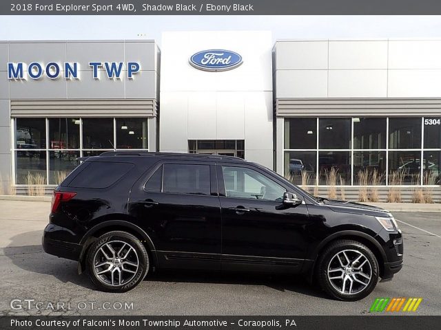 2018 Ford Explorer Sport 4WD in Shadow Black