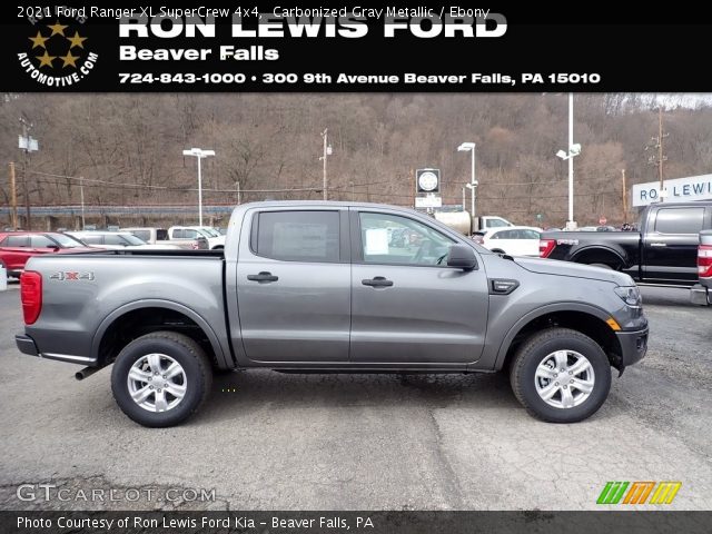 2021 Ford Ranger XL SuperCrew 4x4 in Carbonized Gray Metallic