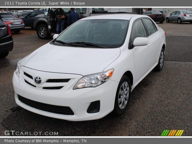 2011 Toyota Corolla LE in Super White