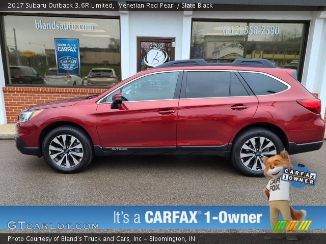 2017 Subaru Outback 3.6R Limited in Venetian Red Pearl