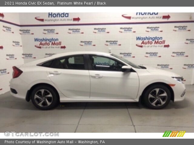 2021 Honda Civic EX Sedan in Platinum White Pearl