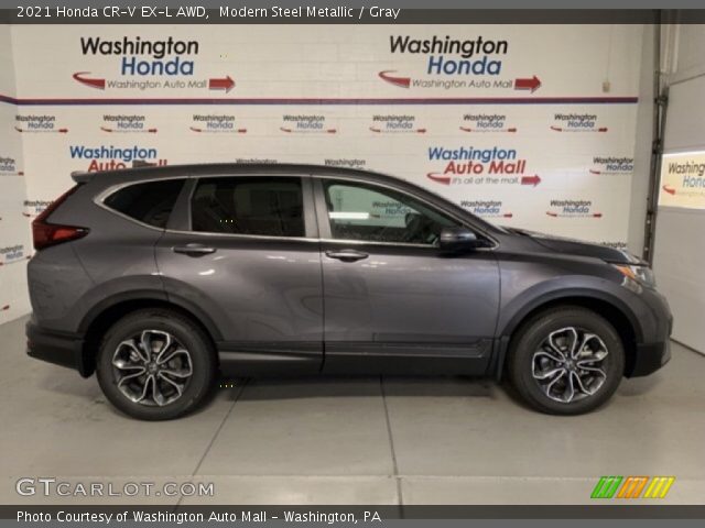 2021 Honda CR-V EX-L AWD in Modern Steel Metallic