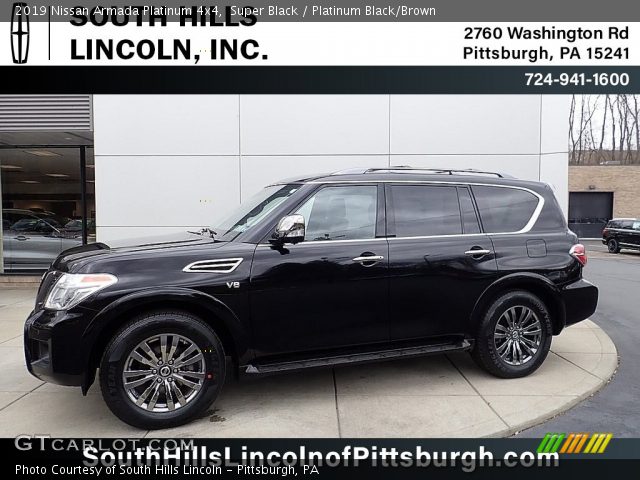 2019 Nissan Armada Platinum 4x4 in Super Black