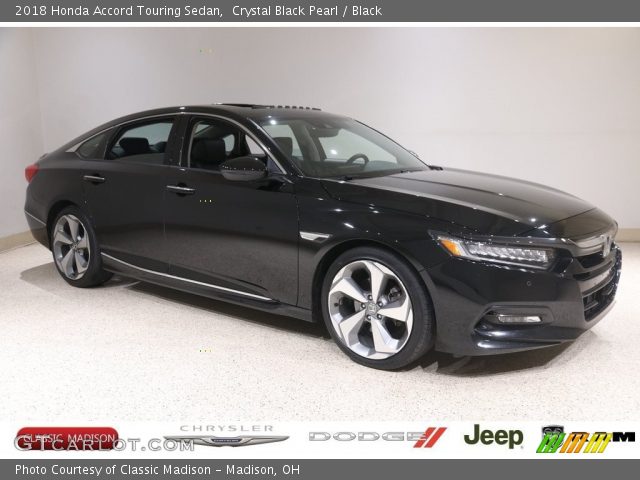 2018 Honda Accord Touring Sedan in Crystal Black Pearl