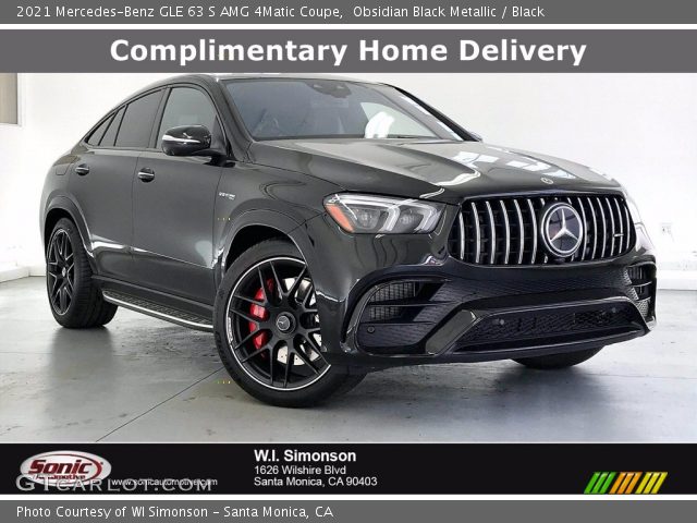 2021 Mercedes-Benz GLE 63 S AMG 4Matic Coupe in Obsidian Black Metallic