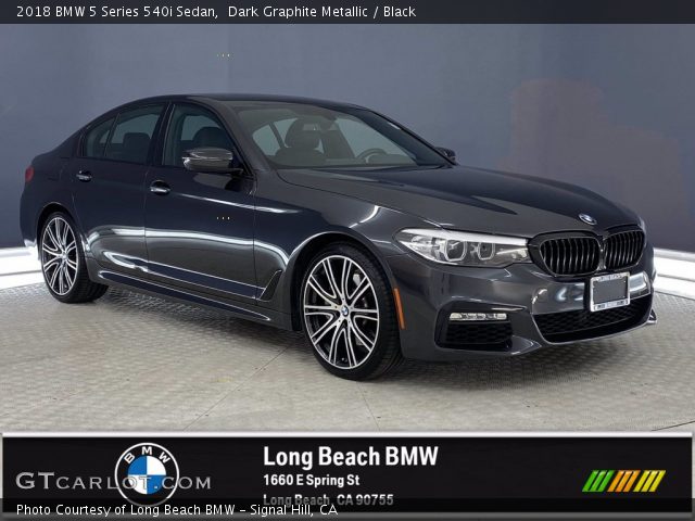 2018 BMW 5 Series 540i Sedan in Dark Graphite Metallic