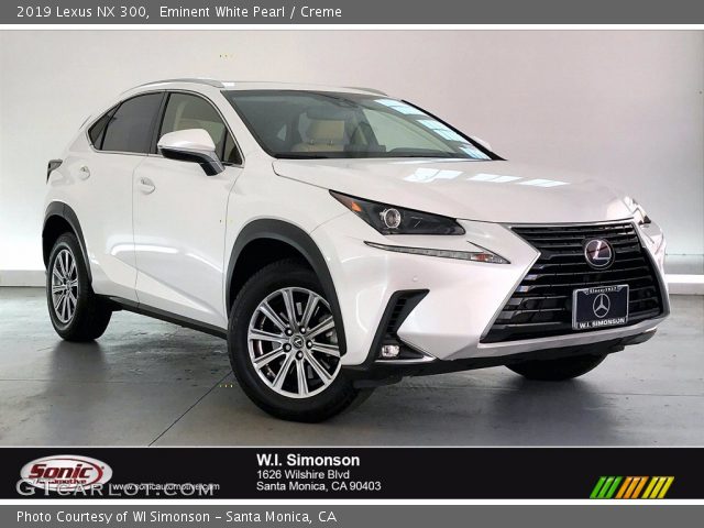 2019 Lexus NX 300 in Eminent White Pearl