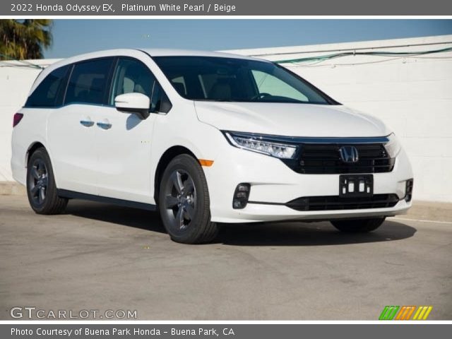 2022 Honda Odyssey EX in Platinum White Pearl