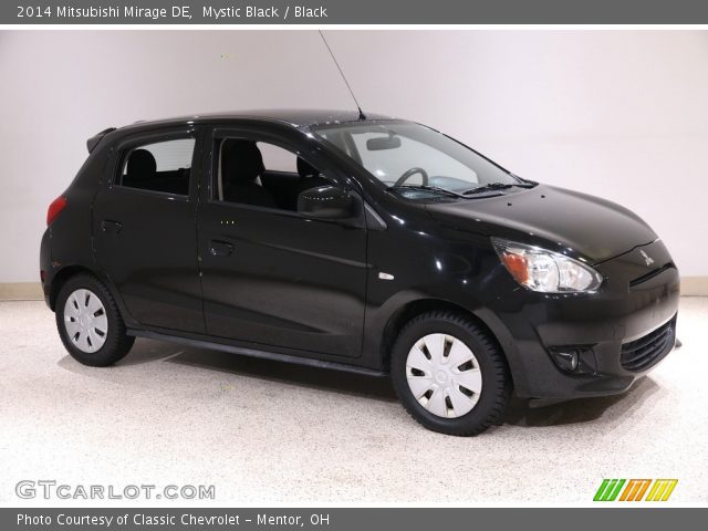 2014 Mitsubishi Mirage DE in Mystic Black
