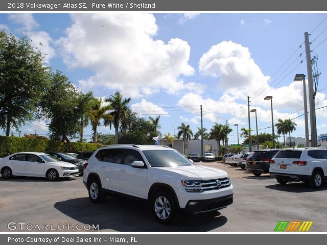 2018 Volkswagen Atlas SE in Pure White