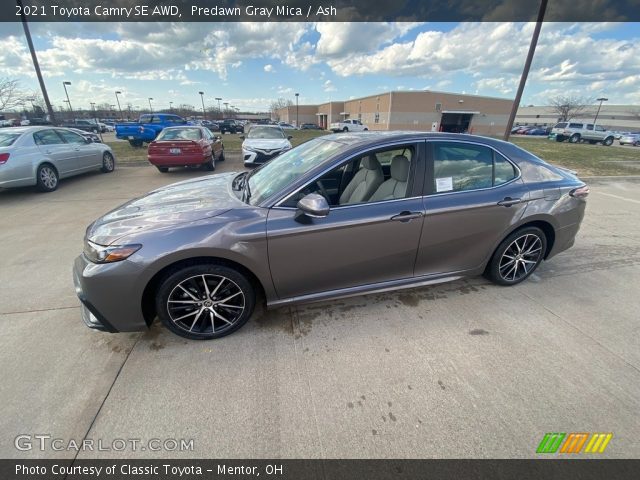 2021 Toyota Camry SE AWD in Predawn Gray Mica