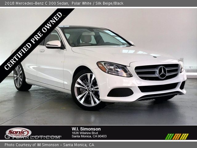 2018 Mercedes-Benz C 300 Sedan in Polar White