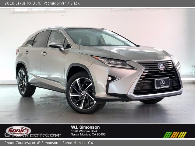 2018 Lexus RX 350 in Atomic Silver