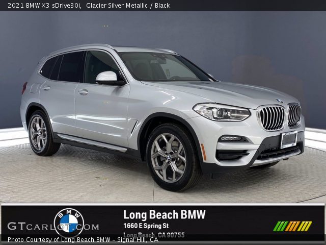 2021 BMW X3 sDrive30i in Glacier Silver Metallic