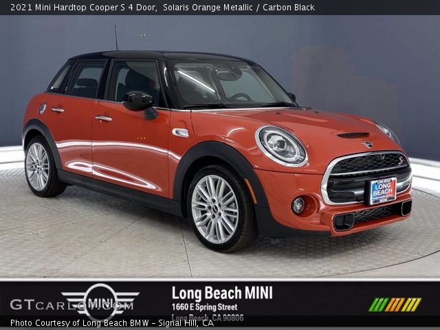 2021 Mini Hardtop Cooper S 4 Door in Solaris Orange Metallic