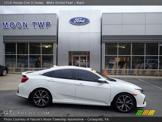 2018 Honda Civic Si Sedan in White Orchid Pearl