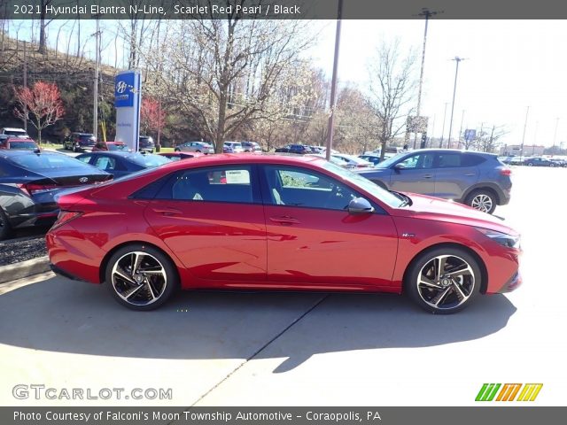 2021 Hyundai Elantra N-Line in Scarlet Red Pearl