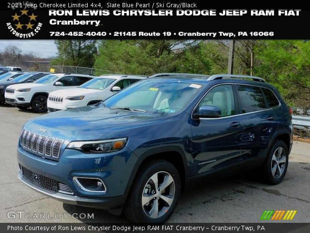 2021 Jeep Cherokee Limited 4x4 in Slate Blue Pearl