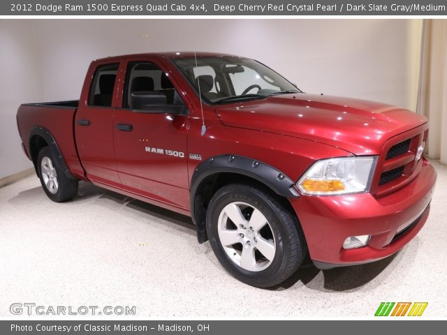 2012 Dodge Ram 1500 Express Quad Cab 4x4 in Deep Cherry Red Crystal Pearl