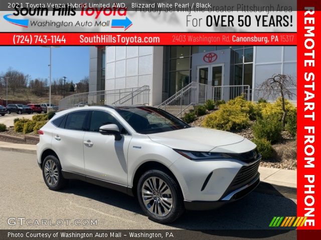 2021 Toyota Venza Hybrid Limited AWD in Blizzard White Pearl