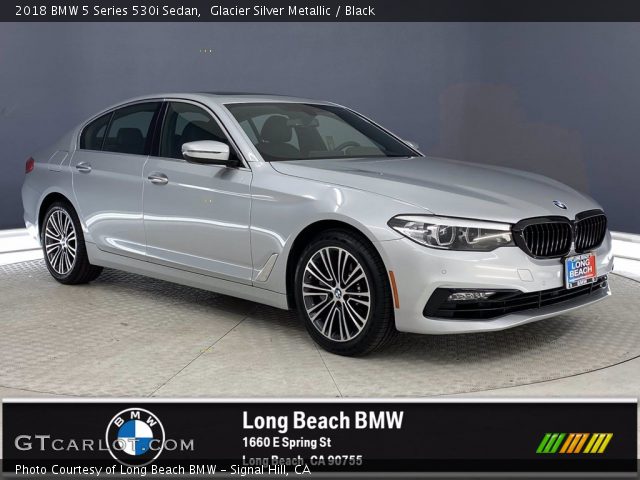 2018 BMW 5 Series 530i Sedan in Glacier Silver Metallic