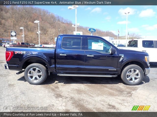 2021 Ford F150 XLT SuperCrew 4x4 in Antimatter Blue