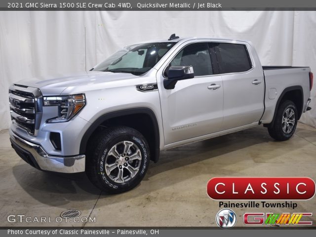 2021 GMC Sierra 1500 SLE Crew Cab 4WD in Quicksilver Metallic