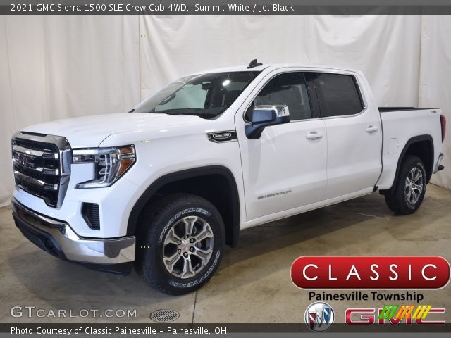 2021 GMC Sierra 1500 SLE Crew Cab 4WD in Summit White