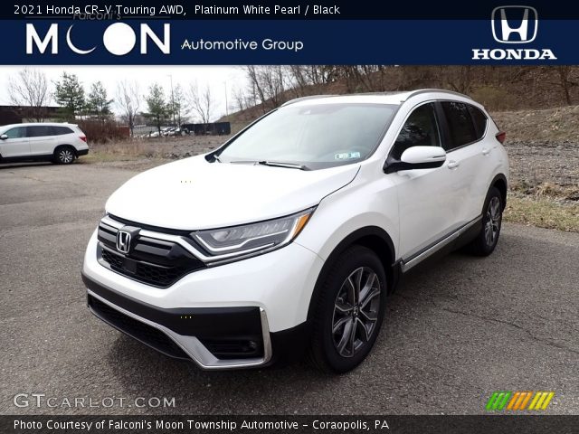 2021 Honda CR-V Touring AWD in Platinum White Pearl
