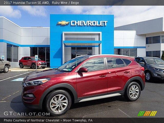 2017 Hyundai Tucson SE AWD in Ruby Wine