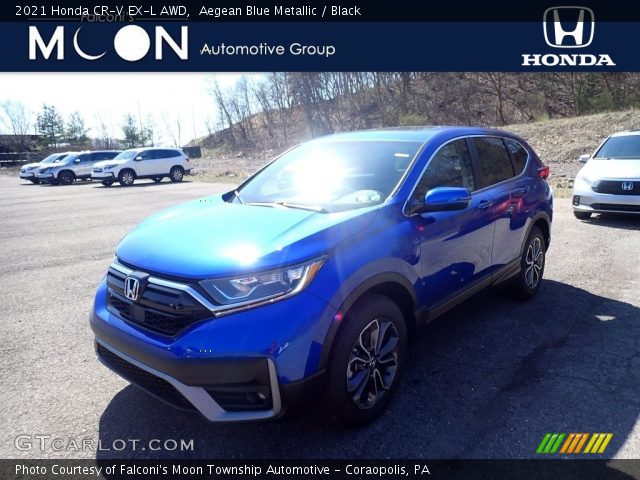 2021 Honda CR-V EX-L AWD in Aegean Blue Metallic