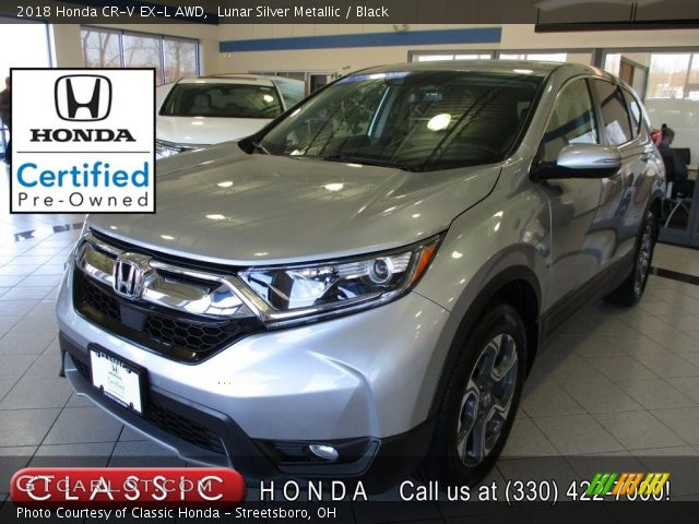 2018 Honda CR-V EX-L AWD in Lunar Silver Metallic